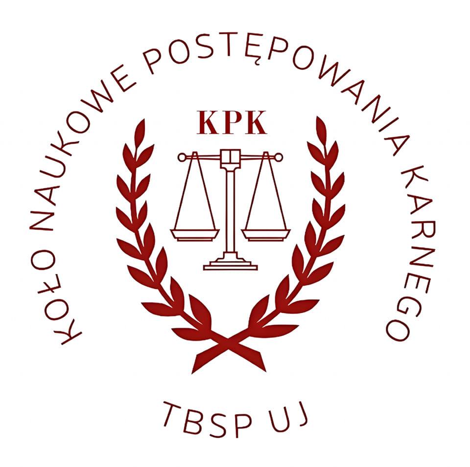 logotyp Koła Koło Naukowe Postępowania Karnego TBSP UJ