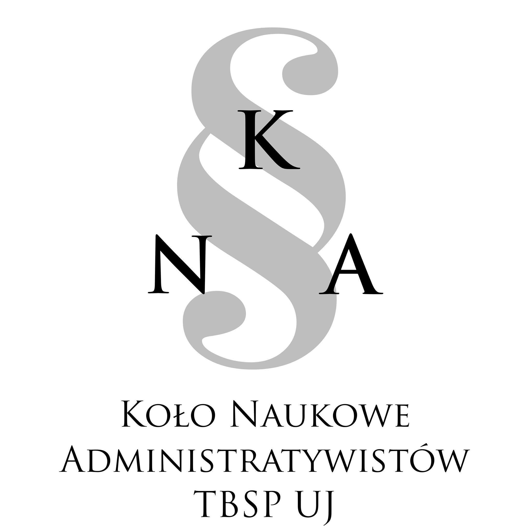 logotyp Koła Koło Naukowe Administratywistów TBSP UJ